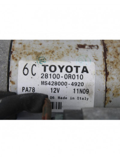 Motor arranque TOYOTA RAV 4 Active Diesel 150CV 110KW 2012
