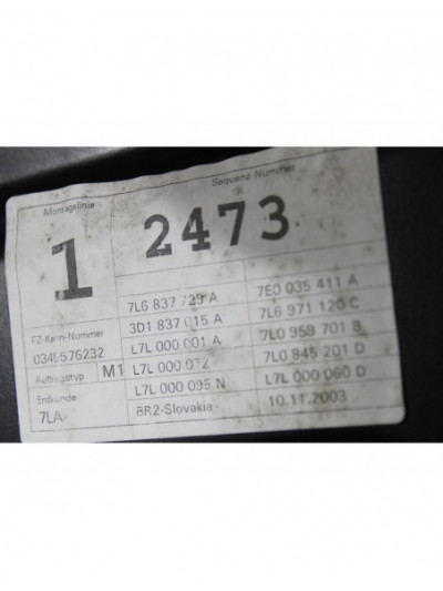 Recambio de elevalunas delantero izquierdo para volkswagen touareg (7la, 7l6, 7l7) 5.0 v10 tdi referencia OEM IAM