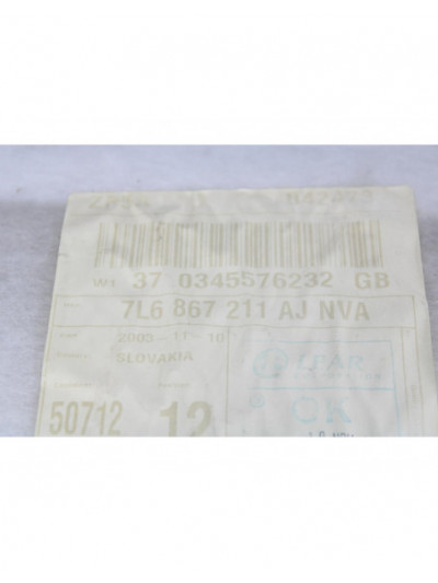 Recambio de guarnecido puerta trasera izquierda para volkswagen touareg (7la, 7l6, 7l7) 5.0 v10 tdi referencia OEM IAM