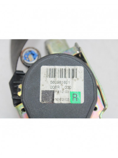 Recambio de cinturon seguridad delantero derecho para volkswagen touareg (7la, 7l6, 7l7) 5.0 v10 tdi referencia OEM IAM 56098160