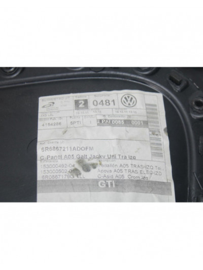 Recambio de guarnecido puerta trasera izquierda para volkswagen polo v (6r1, 6c1) 1.4 gti referencia OEM IAM
