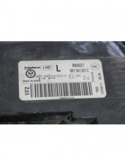 Recambio de faro izquierdo para volkswagen polo v (6r1, 6c1) 1.4 gti referencia OEM IAM