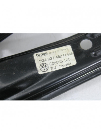 Recambio de elevalunas delantero derecho para volkswagen golf vii (5g1, bq1, be1, be2) 1.6 tdi referencia OEM IAM