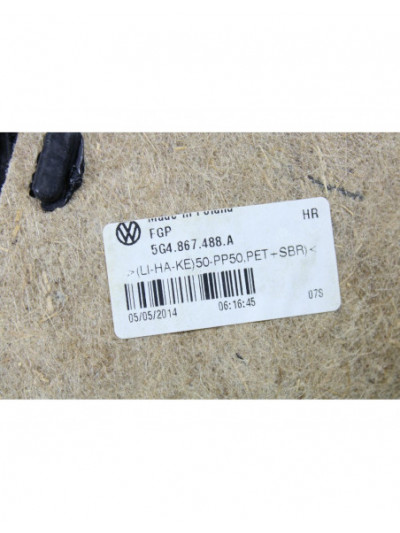 Recambio de guarnecido puerta trasera derecha para volkswagen golf vii (5g1, bq1, be1, be2) 1.6 tdi referencia OEM IAM