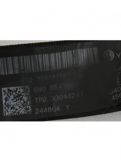 Recambio de cinturon seguridad trasero izquierdo para volkswagen golf v (1k1) 1.9 tdi referencia OEM IAM 5M0857805