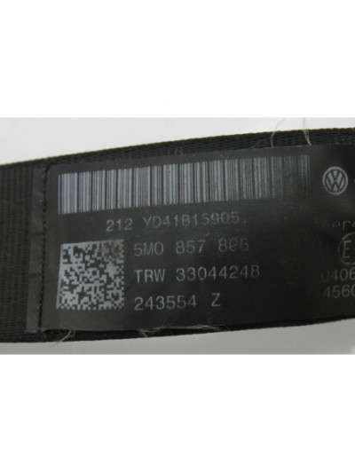 Cinturón seguridad trasero derecho VOLKSWAGEN GOLF V 1.9 TDI 2006