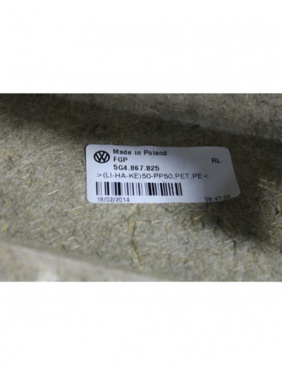 Recambio de guarnecido puerta trasera izquierda para volkswagen golf vii lim. (5g1) advance bluemotion referencia OEM IAM 5G4867