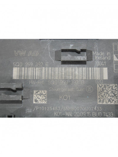 Modulo control de puerta VOLKSWAGEN PASSAT B8 1.6 TDI 2015