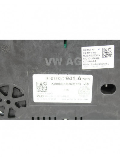 Cuadro instrumentos VOLKSWAGEN PASSAT B8 1.6 TDI 2015