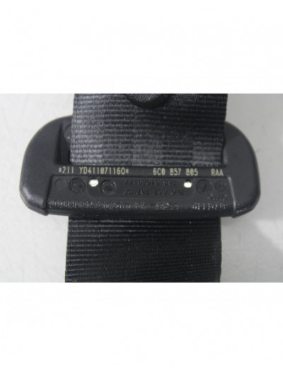 Recambio de cinturon seguridad trasero izquierdo para volkswagen polo (6c1) advance bluemotion referencia OEM IAM 6C0857805RAA