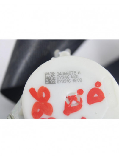 Recambio de cinturon seguridad trasero derecho para volkswagen polo (6c1) advance bluemotion referencia OEM IAM 7N0857737