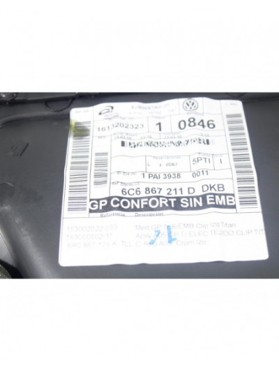 Guarnecido trasero izquierdo VOLKSWAGEN POLO Advance BlueMotion 2016