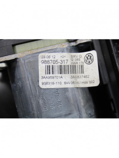 Recambio de elevalunas delantero derecho para volkswagen passat lim. (362) edition bluemotion referencia OEM IAM 3AA837756