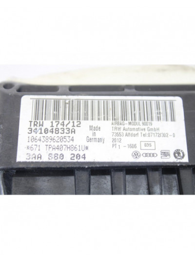 Recambio de airbag delantero derecho para volkswagen passat lim. (362) edition bluemotion referencia OEM IAM 3AA880204