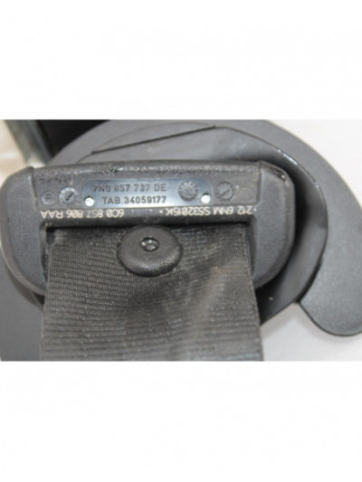 Recambio de cinturon seguridad trasero derecho para volkswagen polo (6c1) advance bluemotion referencia OEM IAM 34066878A