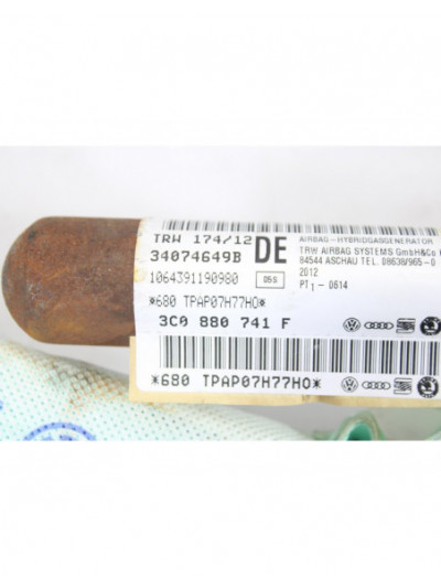 Recambio de airbag cortina delantero izquierdo para volkswagen passat lim. (362) edition bluemotion referencia OEM IAM 3C0880741