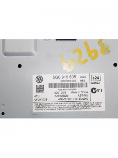 Recambio de sistema navegacion gps para volkswagen golf vii lim. (5g1) gtd bluemotion tech. referencia OEM IAM 5G0919605