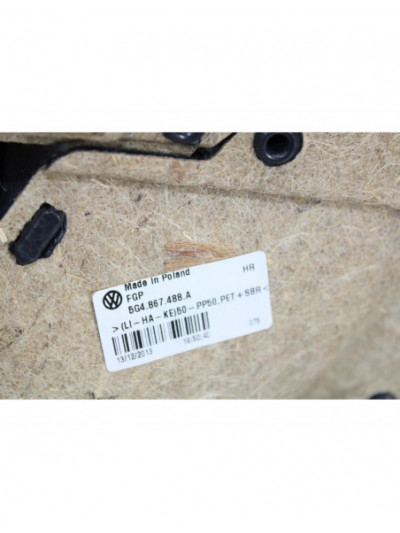Recambio de guarnecido puerta trasera derecha para volkswagen golf vii lim. (5g1) gtd bluemotion tech. referencia OEM IAM 5G4867