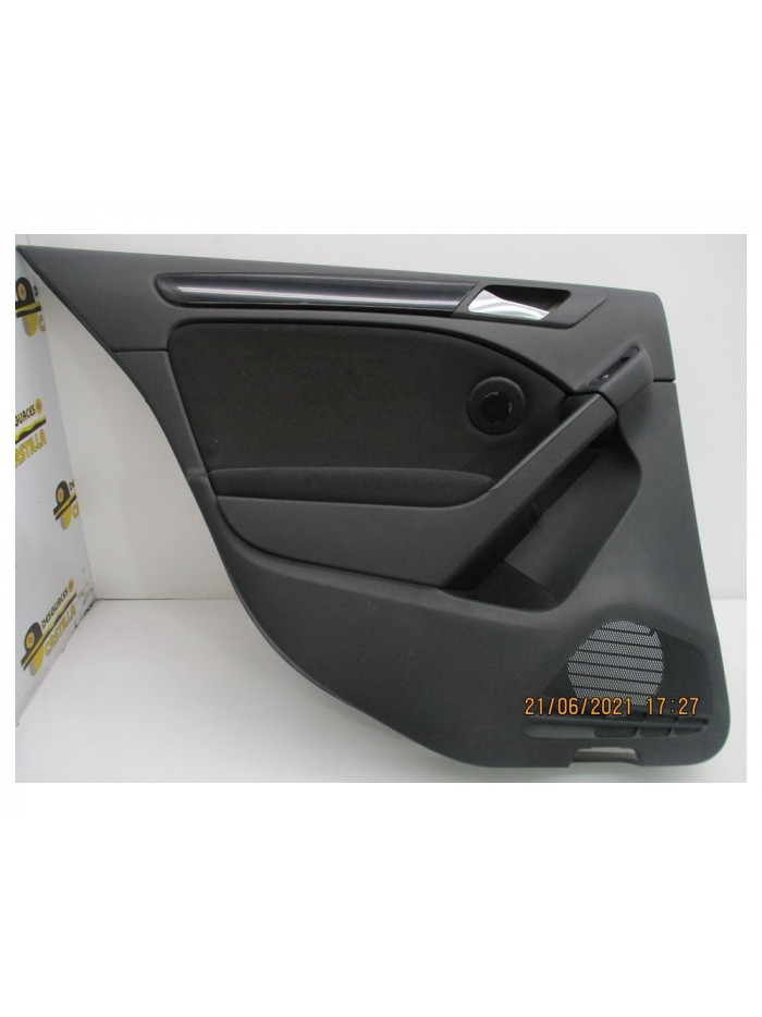 Recambio de guarnecido puerta trasera izquierda para volkswagen golf vi (5k1) 1.6 tdi dpf referencia OEM IAM 5K6867211