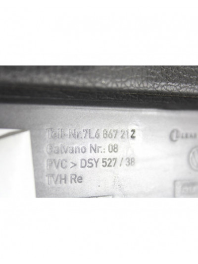 Recambio de guarnecido puerta trasera derecha para volkswagen touareg (7la) tdi v6 referencia OEM IAM 7L0863981A