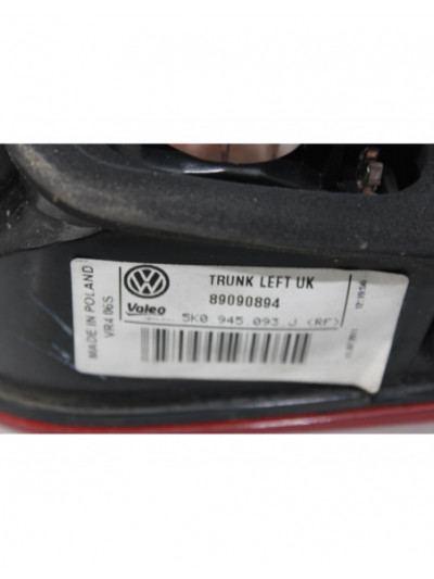 Recambio de piloto trasero izquierdo interior para volkswagen golf vi (5k1) advance referencia OEM IAM 5K0945093J