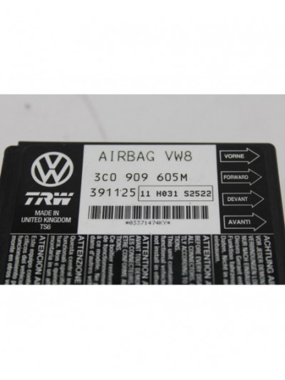 Centralita airbag VOLKSWAGEN PASSAT BERLINA 1.9 TDI 2007