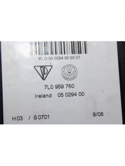 Recambio de centralita asientos para volkswagen touareg (7l6) v6 tdi referencia OEM IAM 7L0959760