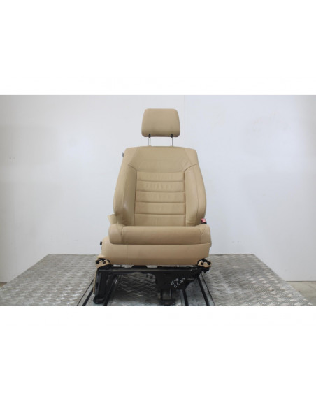 Recambio de asiento delantero derecho para volkswagen touareg (7l6) v6 tdi referencia OEM IAM PIELBEIGELECTRICO