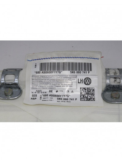 Airbag lateral izquierdo VOLKSWAGEN GOLF VI Advance BlueMotion 2011