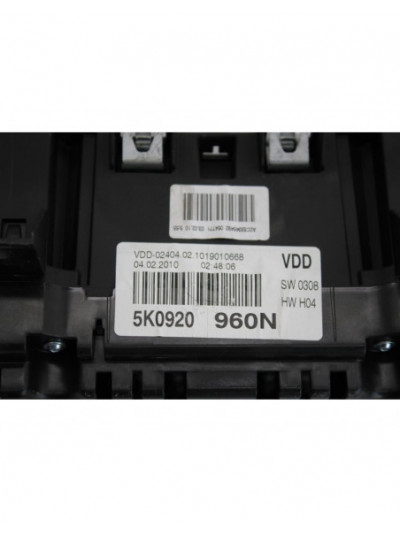 Recambio de cuadro instrumentos para volkswagen golf vi (5k1) 1.6 tdi dpf referencia OEM IAM 5K0920960N