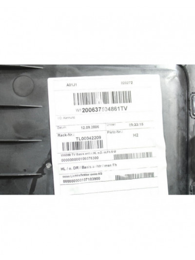 Recambio de guarnecido puerta trasera izquierda para volkswagen touran (1t1) 1.9 tdi referencia OEM IAM 1T0839197