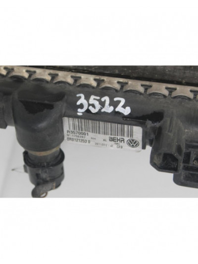 Radiador de agua VOLKSWAGEN POLO Advance Diesel 90CV 66KW 2013