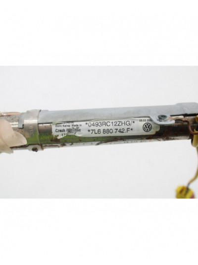 Recambio de airbag cortina delantero derecho para volkswagen touareg (7l6) v6 tdi referencia OEM IAM 7L6880742F