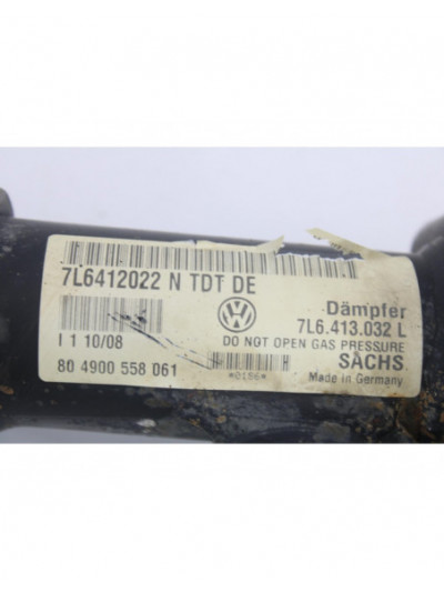 Recambio de amortiguador delantero derecho para volkswagen touareg (7l6) v6 tdi referencia OEM IAM 7L6413032L