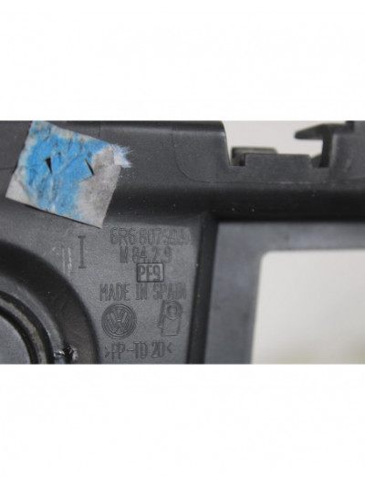 Recambio de soporte izquierdo paragolpe trasero para volkswagen polo (6r1) advance referencia OEM IAM 6R6807393A