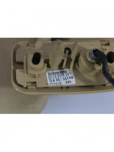 Recambio de parasol izquierdo para volkswagen touareg (7l6) v6 tdi referencia OEM IAM 7L6857551AQ