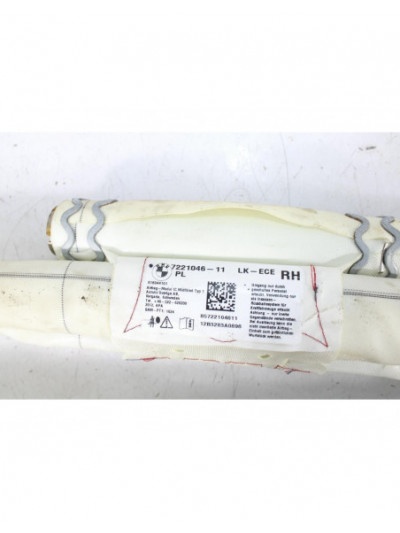 Recambio de airbag cortina delantero derecho para bmw 1 (f20) 116 d referencia OEM IAM 722104511/7221045