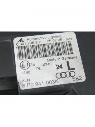Recambio de faro izquierdo para audi a3 (8p1) 1.9 tdi referencia OEM IAM 8P0941003K