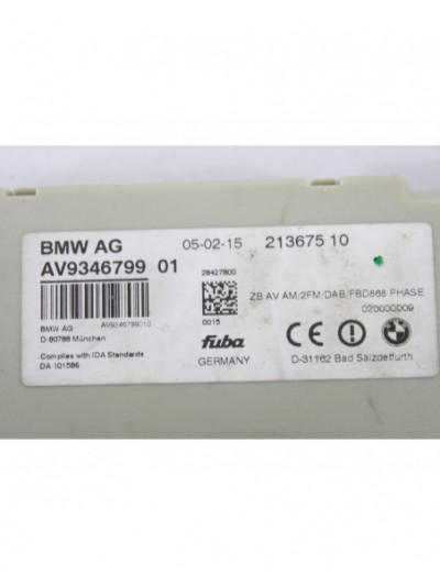Recambio de amplificador antena para bmw serie 5 lim. (f10) 520d referencia OEM IAM 934679901