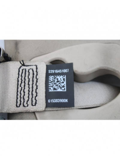 Recambio de cinturon seguridad delantero derecho para bmw serie 5 lim. (f10) 520d referencia OEM IAM 610126200D