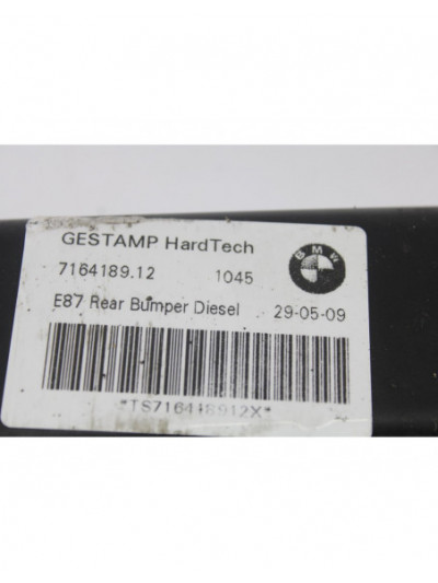 Recambio de refuerzo paragolpes trasero para bmw serie 1 berlina (e81/e87) 118d referencia OEM IAM 716418912