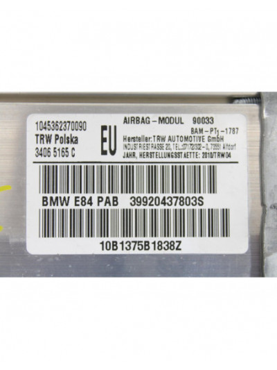 Recambio de airbag delantero derecho para bmw x1 (e84) sdrive 18d referencia OEM IAM 39920437803S