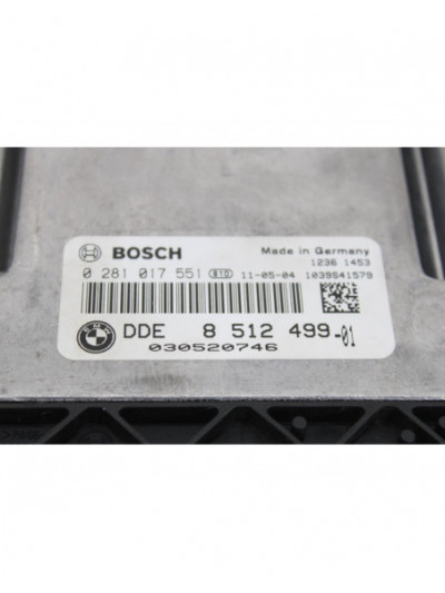 Recambio de centralita motor uce para bmw serie 1 berlina (e81/e87) 116d referencia OEM IAM 8512499