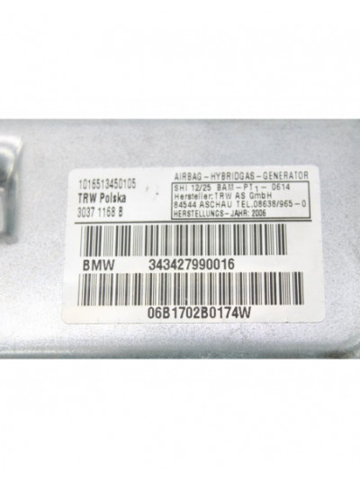 Airbag lateral delantero derecho BMW X3 2.0d 2006