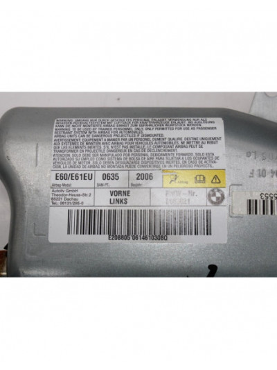 Recambio de airbag lateral delantero izquierdo para bmw serie 5 berlina (e60) 525d referencia OEM IAM 6963021