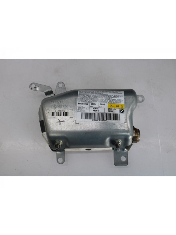 Recambio de airbag lateral delantero derecho para bmw serie 5 berlina (e60) 525d referencia OEM IAM 6963022