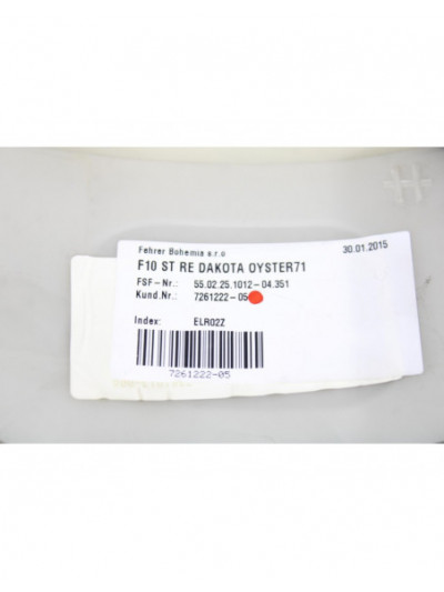 Recambio de guarnecido trasero derecho para bmw serie 5 lim. (f10) 520d referencia OEM IAM 726122205