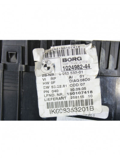 Recambio de cuadro instrumentos para bmw serie 1 berlina (e81/e87) referencia OEM IAM 102498244