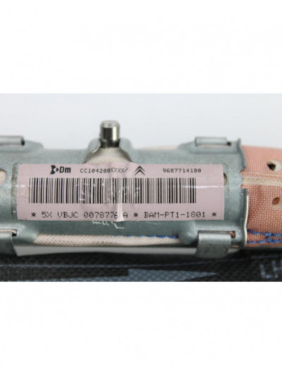 Recambio de airbag cortina delantero derecho para citroën c5 berlina millenium referencia OEM IAM 9687714180