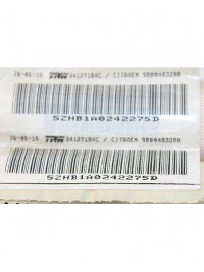 Recambio de airbag cortina delantero izquierdo para citroën c4 picasso business class referencia OEM IAM 9800483280